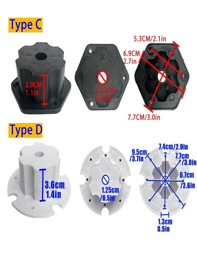 JRRXM 6PCS Tire Coupler/Axle Connector/Motor Assembly Hitch/Traction Bands/Tire Grip/Tires Adapter for Power Wheels Ride on Car Rubber Tires Upgrade Kit,1PCS Steering Motor Adapter for Power Wheels Upgrade - Image 4